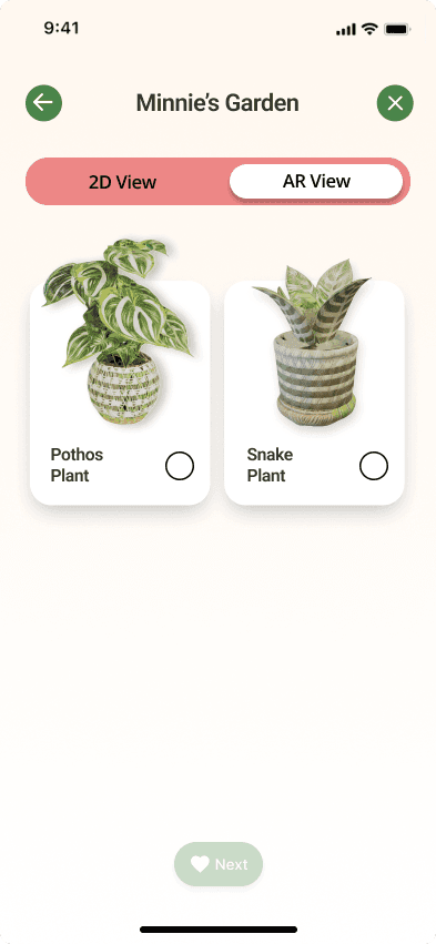 Bloom 2D garden with plants